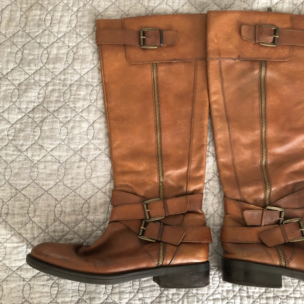 Nordstrom Enzo Angiolini Tall Brown Leather Boots